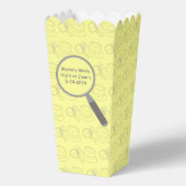 Mystery Crime Solving Evidence Board Popcorn Bedankdoosjes (Voorkant)