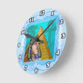 Mystery Egypt clock Ronde Klok (Hoek)