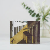 Mystery en Melancholy door Giorgio de Chirico Briefkaart (Staand voorkant)