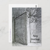 Mystery Fairy Greeting Gepersonaliseerd Art Briefk Briefkaart (Voorkant / Achterkant)