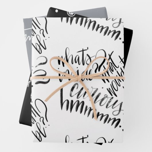 Mystery gift inpakpapier vel (In situ)