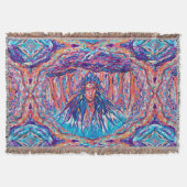 Mystery Godess Holding Sky Deken (Voorkant)