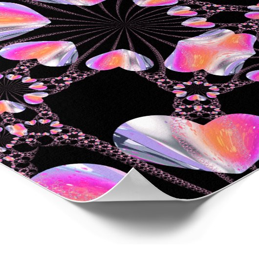 Mystery Heart Fractal Poster (Hoek)