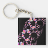 Mystery Heart Fractal Sleutelhanger (voorkant)