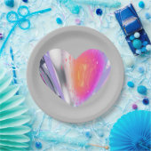 Mystery Heart Papieren Bordje (Feest)