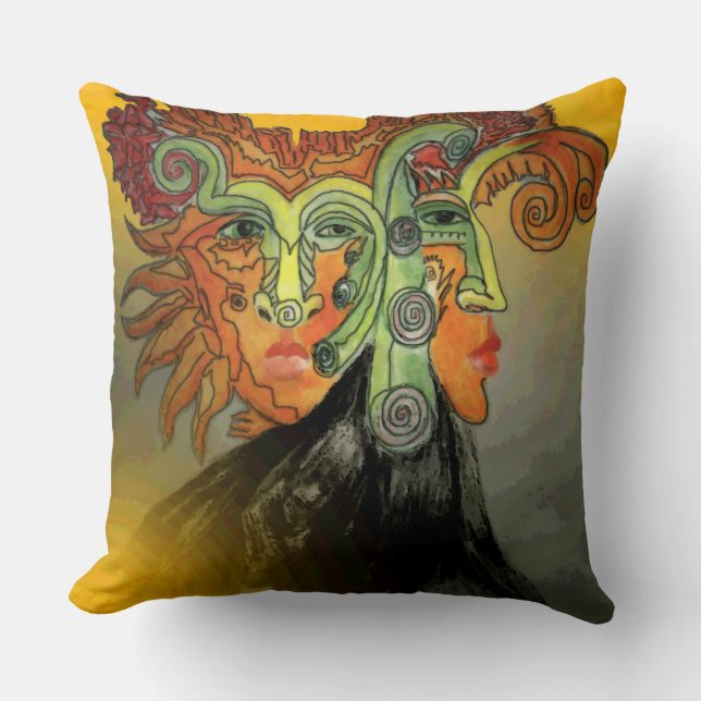 Mystery Hour Town Pillow Kussen (Voorkant)