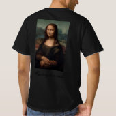 Mystery in a smile (Gioconda) T-shirt (Achterkant)