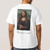 Mystery in a smile (Gioconda) T-shirt (Achterkant)