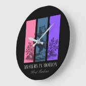 "Mystery in Motion" wandklok (Hoek)