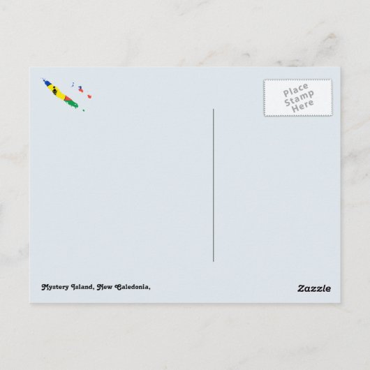 Mystery Island - Nieuw-Caledonië Briefkaart (Achterkant)