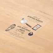 Mystery Kids Secret Agent Spy Detective Birthday Acryl Uitnodigingen (Laagn)