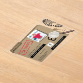 Mystery Kids Secret Agent Spy Detective Birthday Acryl Uitnodigingen (Laagn)