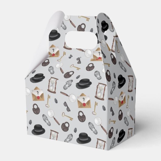 Mystery Kids Secret Agent Spy Detective Birthday Bedankdoosjes (Achterkant)