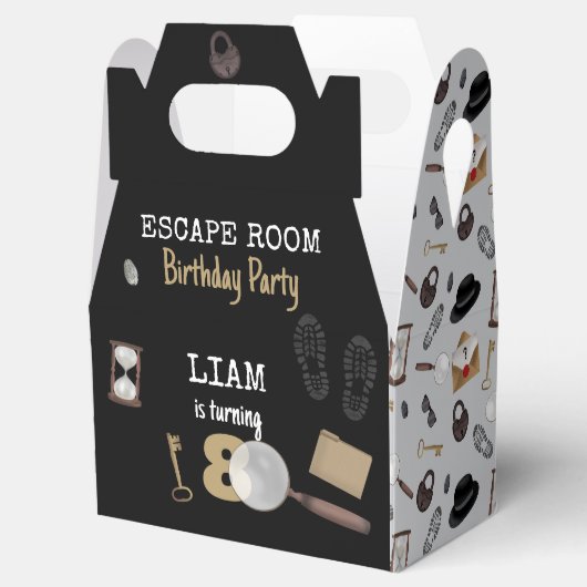 Mystery Kids Secret Agent Spy Detective Birthday Bedankdoosjes (Geopend)