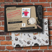 Mystery Kids Secret Agent Spy Detective Birthday Kaart