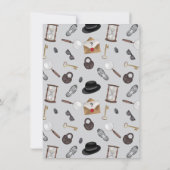 Mystery Kids Secret Agent Spy Detective Theme Bedankkaart (Achterkant)