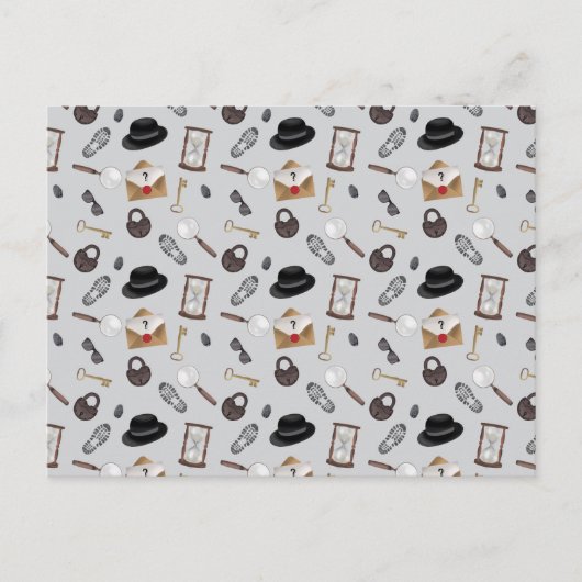 Mystery Kids Secret Agent Spy Detective Theme Feestdagenkaart (Voorkant)