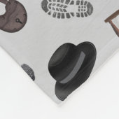 Mystery Kids Secret Agent Spy Detective Theme Fleece Deken (Hoek)