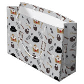 Mystery Kids Secret Agent Spy Detective Theme Groot Cadeauzakje (Achterkant Gekanteld)