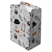 Mystery Kids Secret Agent Spy Detective Theme Medium Cadeauzakje (Achterkant Gekanteld)