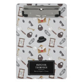 Mystery Kids Secret Agent Spy Detective Theme Mini Klembord (Voorkant)