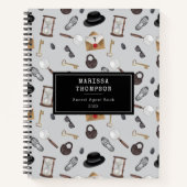 Mystery Kids Secret Agent Spy Detective Theme Notitieboek (Voorkant)