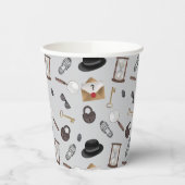 Mystery Kids Secret Agent Spy Detective Theme Papieren Bekers (Links)