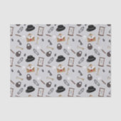 Mystery Kids Secret Agent Spy Detective Theme Tissuepapier (Voorkant)