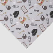 Mystery Kids Secret Agent Spy Detective Theme Tissuepapier (Detail)