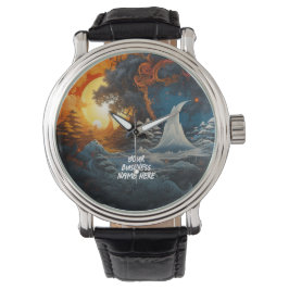 Mystery Kingdom Yin Yang Martial Arts polshorloge Horloge
