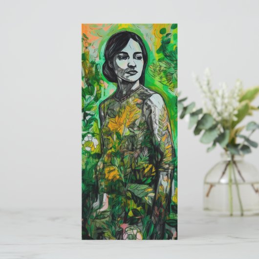 Mystery Lady-Bladwijzer Menu (Staand voorkant)