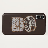 Mystery Machine "Altijd omlaag naar middelpunt" Case-Mate iPhone Case (Achterkant (horizontaal))