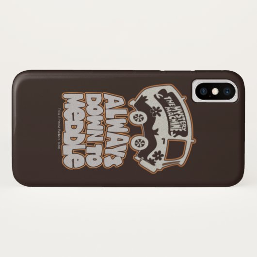 Mystery Machine "Altijd omlaag naar middelpunt" Case-Mate iPhone Case (Achterkant (horizontaal))