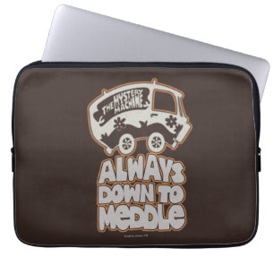 Mystery Machine "Altijd omlaag naar middelpunt" Laptop Sleeve
