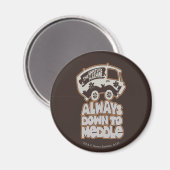 Mystery Machine "Altijd omlaag naar middelpunt" Magneet (Voorkant / Achterkant)