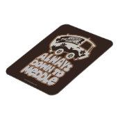 Mystery Machine "Altijd omlaag naar middelpunt" Magneet (Linkerzijde)