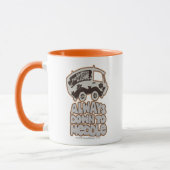 Mystery Machine "Altijd omlaag naar middelpunt" Mok (Links)