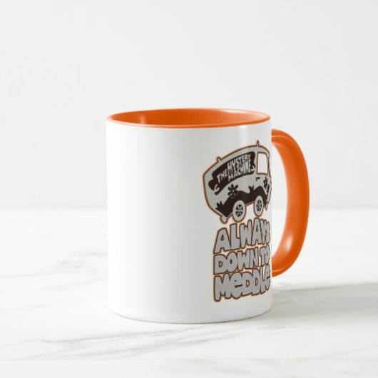 Mystery Machine "Altijd omlaag naar middelpunt" Mok (Voorkant rechts)