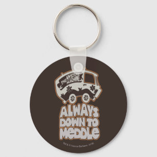 Mystery Machine "Altijd omlaag naar middelpunt" Sleutelhanger