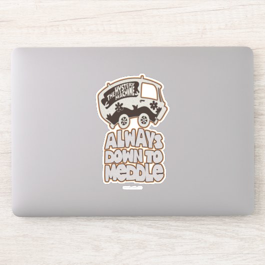 Mystery Machine "Altijd omlaag naar middelpunt" Sticker (Computer)