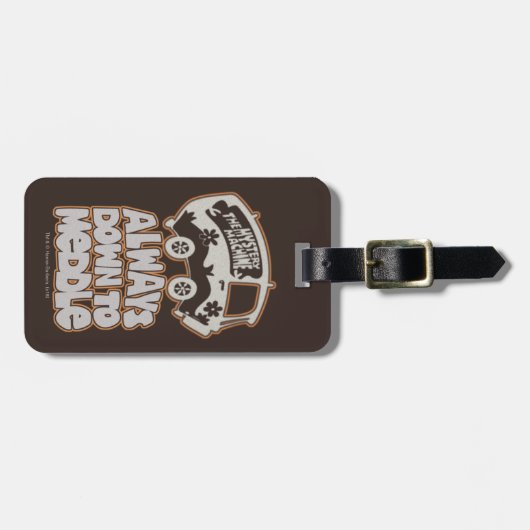 Mystery Machine "Always Down To Meddle" Bagagelabel (Voorkant horizontaal)