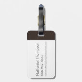 Mystery Machine "Always Down To Meddle" Bagagelabel (Achterkant verticaal)