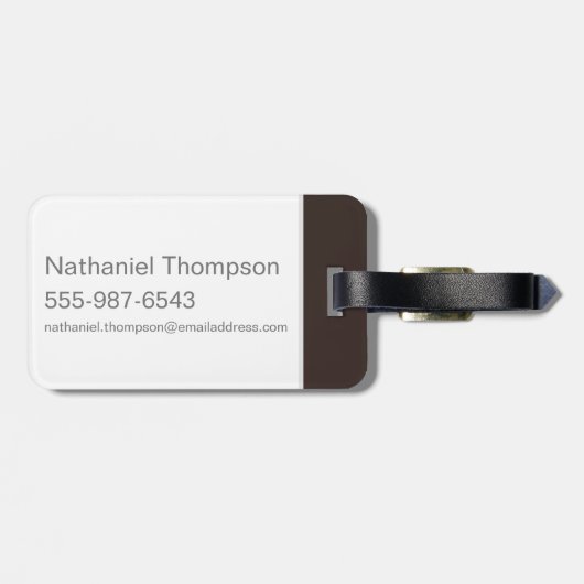 Mystery Machine "Always Down To Meddle" Bagagelabel (Achterkant horizontaal)