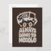 Mystery Machine "Always Down To Meddle" Briefkaart (Voorkant / Achterkant)
