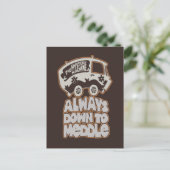 Mystery Machine "Always Down To Meddle" Briefkaart (Staand voorkant)