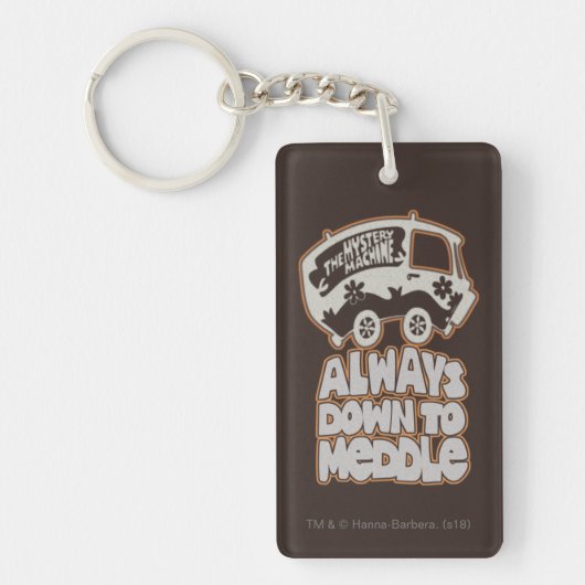 Mystery Machine "Always Down To Meddle" Sleutelhanger (Voorkant)