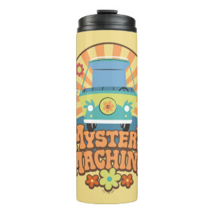 Mystery Machine Bus Bloem Grafisch Thermosbeker