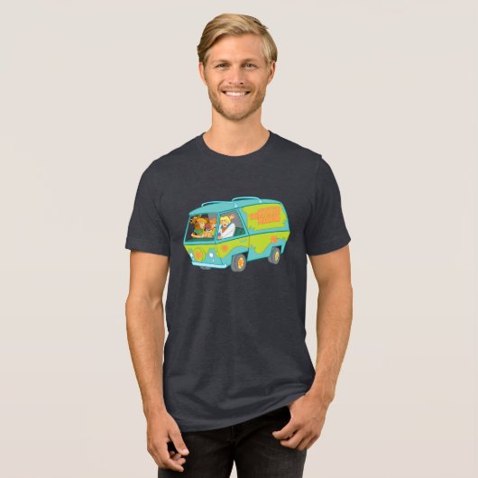 Mystery Machine Fright Tri-Blend Shirt (Voorkant volledig)