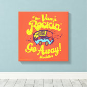 Mystery Machine "If The Van's Rockin'..." Canvas Afdruk (Insitu (Houten vloer))