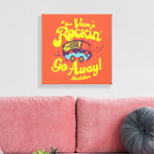 Mystery Machine "If The Van's Rockin'..." Canvas Afdruk (Insitu (Woonkamer))